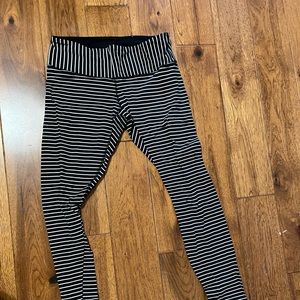 Lululemon full length stripe leggings